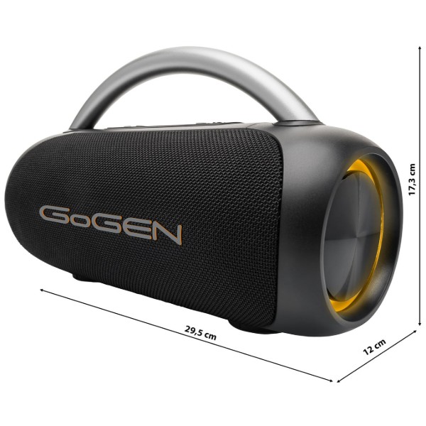 Фото - Портативна акустика Gogen ROLLEE BS380 25W Black (GOGBS380B)